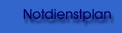 Notdienstplan